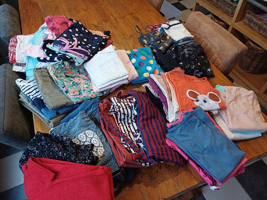 kinderkleding meisje maat 122-128, Kinderen en Baby's, Ophalen of Verzenden, Gebruikt, Meisje