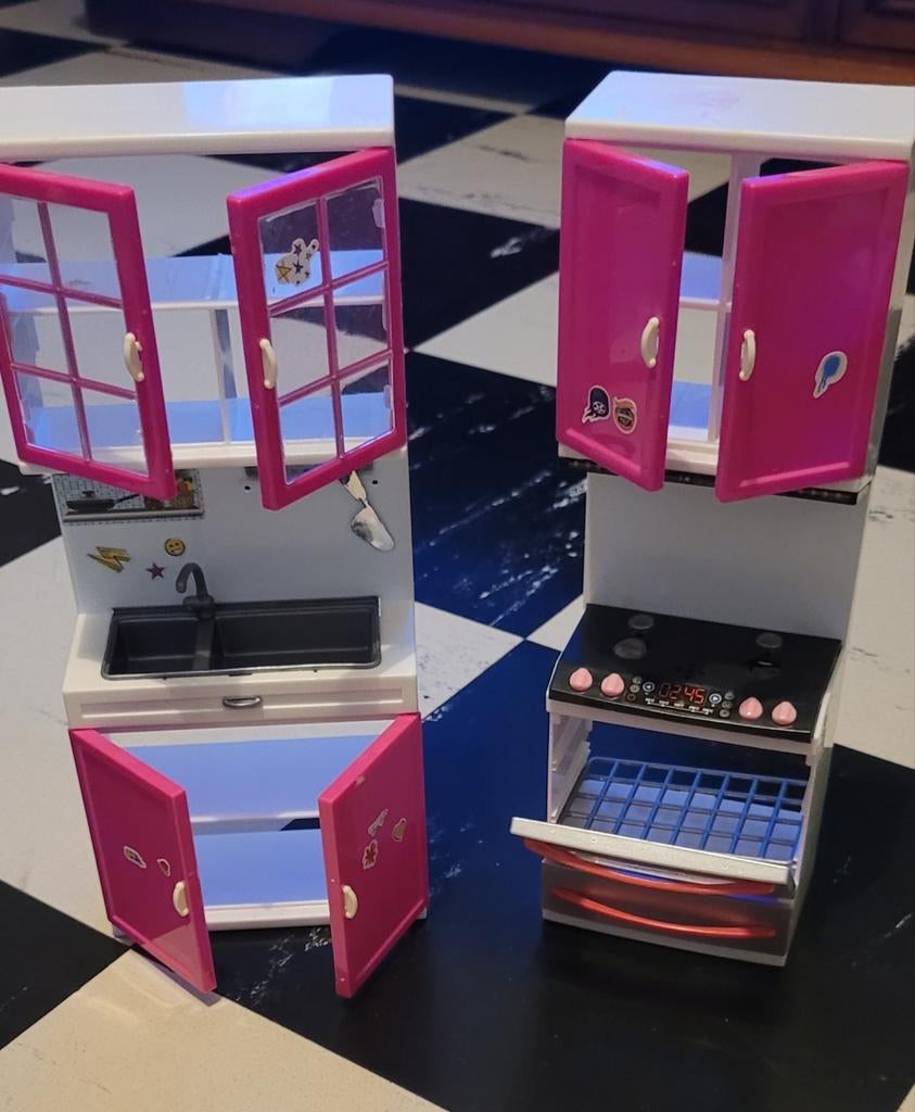 Speelgoedkeuken in 2 delen, Ophalen of Verzenden, Zo goed als nieuw, Speelkeuken-accessoire