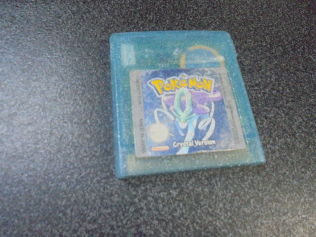 Game boy color Pokémon Crystal version (save battery ok) (or, Envoi, Utilisé