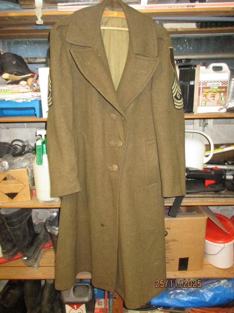 Manteau type US WWII, Enlèvement ou Envoi, Armée de terre, Vêtements ou Chaussures