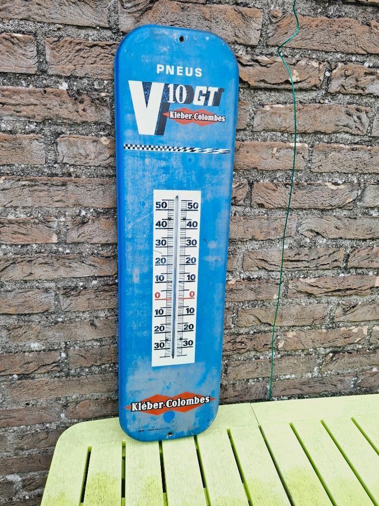 Prachtige oude thermometer Kleber - Colombes, Verzamelen, Ophalen of Verzenden, Zo goed als nieuw, Reclamebord