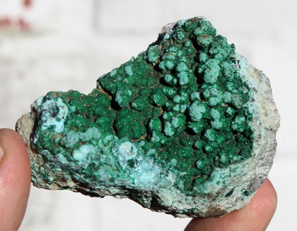 MALACHIET en CHRYSOCOLLA uit LUBUMBASHI in CONGO, Ophalen of Verzenden, Mineraal