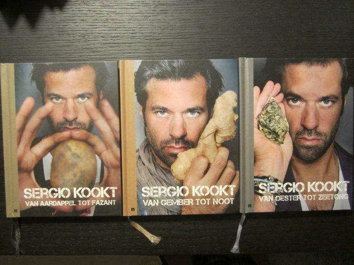 Sergio kookt van a tot z (3 boeken), Boeken, Ophalen of Verzenden, Gelezen