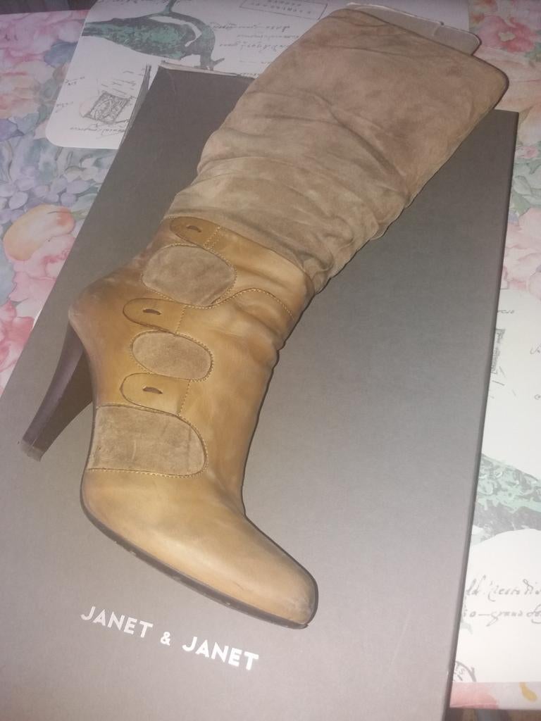 Zo goed als nieuwe hoge laarzen  "JANET  & JANET:, Ophalen of Verzenden, Zo goed als nieuw, Hoge laarzen