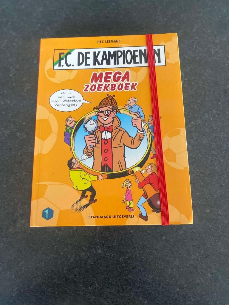 F.C De kampioenen - mega zoekboek, Verzamelen, Ophalen of Verzenden, Overige figuren, Zo goed als nieuw, Boek of Spel