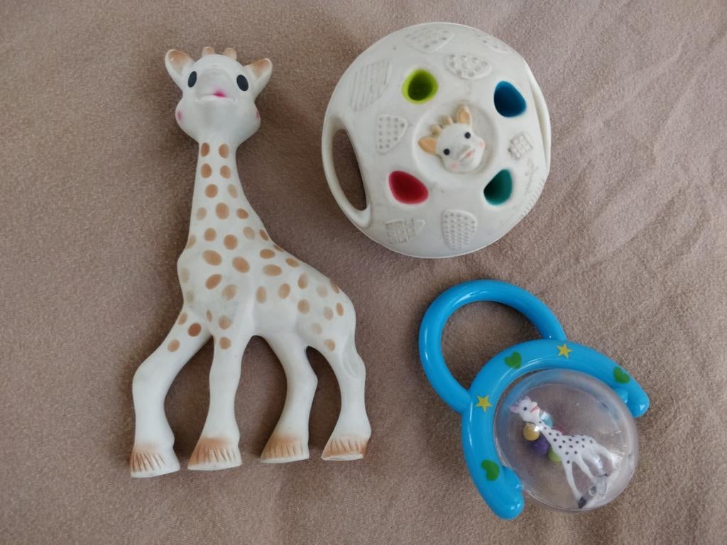 Speelgoed van Sophie La Girafe, Ophalen, Rammelaar