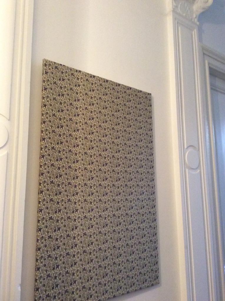 LIJST CANVAS STOF ZIJDE LIBERTY BESPANNING MUUR DECO, Enlèvement, Comme neuf