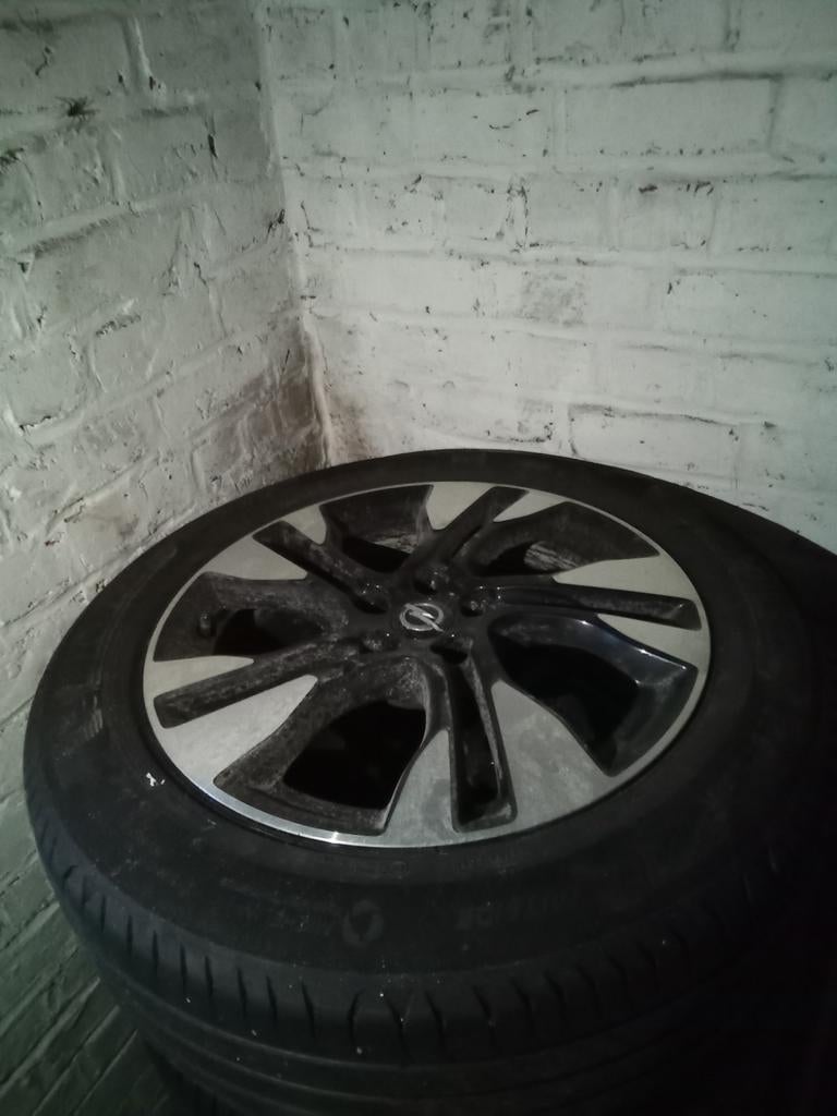 4 roues Opel grandland jantes alu d'origine, Autos : Pièces & Accessoires, Pneus & Jantes, Jante(s)