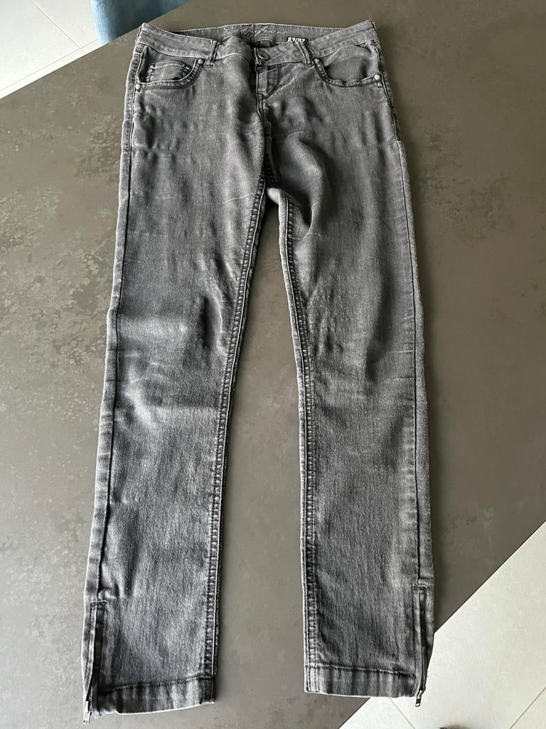 Cordon zwarte skinny jeans met rits onderaan. Maat 29/32., Zwart, Ophalen of Verzenden, W28 - W29 (confectie 36), Cordon