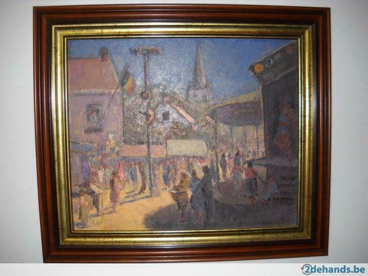 Schilderij Jules Demeulemeester, Antiek en Kunst, Ophalen