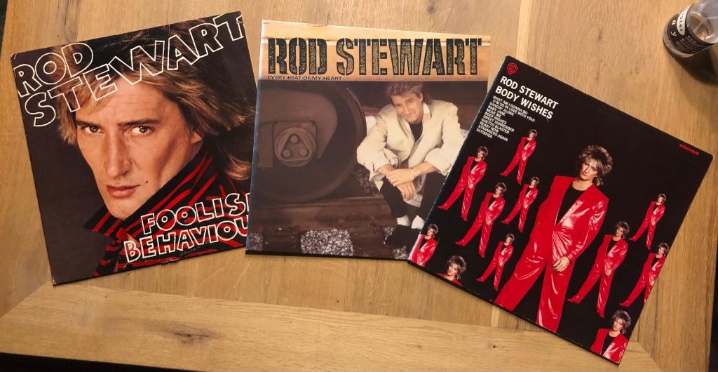 ROD STEWART - Foolish beh., Body wishes & Every beat (3 LPs), Ophalen of Verzenden, 12 inch, Poprock