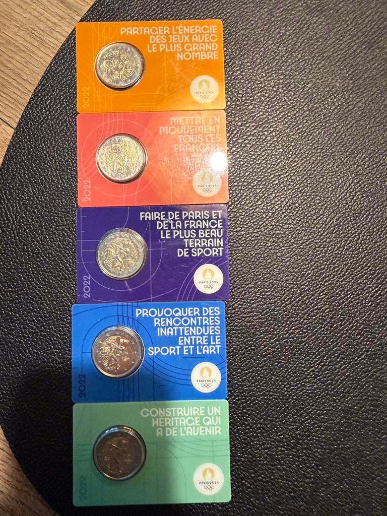2 euro serie 2024 frankrijk olympische spelen, Enlèvement ou Envoi, France, 2 euros