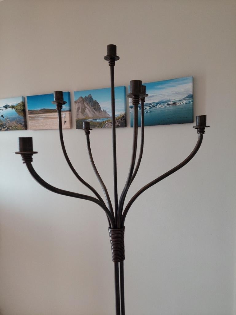 ijzeren kandelaar, Antiek en Kunst, Ophalen