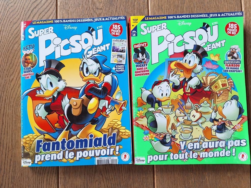 Twee dikke stripbundels Super Picsou Géant NIEUW, Livres, Plusieurs comics, Enlèvement ou Envoi, Neuf