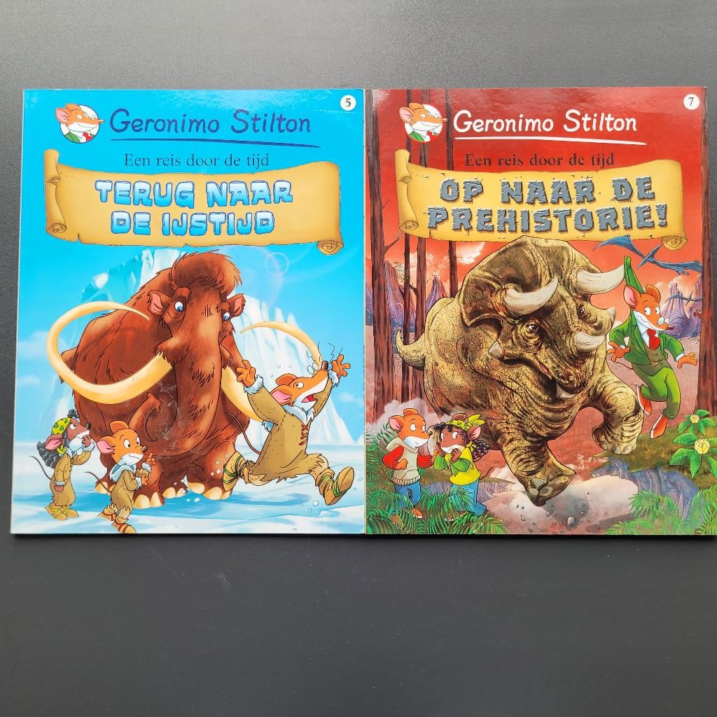 2 strips Geronimo Stilton. Als nieuw!, Boeken, Ophalen of Verzenden, Zo goed als nieuw