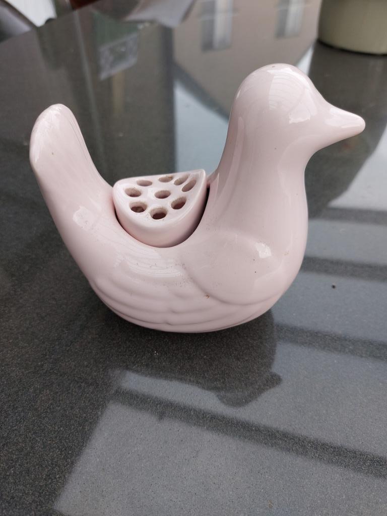 Vieille céramique Velsen Sassenheim Delfts Holland oiseau pi, Enlèvement ou Envoi