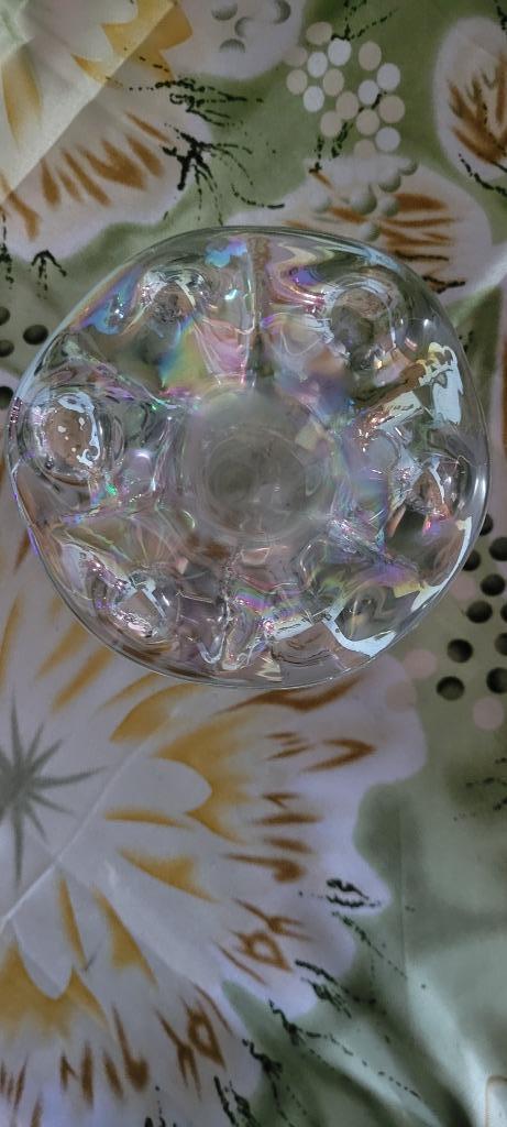 Soliflore verre, Enlèvement, Comme neuf, Blanc, Verre