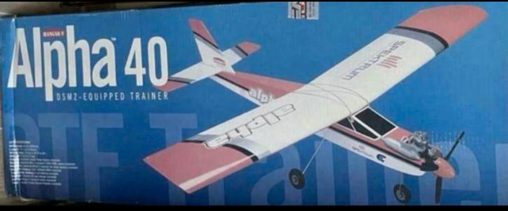 Avion Radio-Commandé Alpha 40 PRÊT À VOLER, Enlèvement, Neuf, Avion