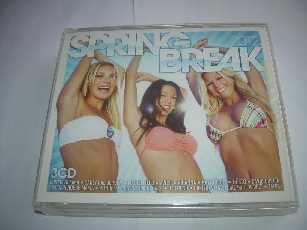 3 CD BOX - SPRING BREAK - 2012, Cd's en Dvd's, Ophalen of Verzenden, Zo goed als nieuw, Dance, Boxset