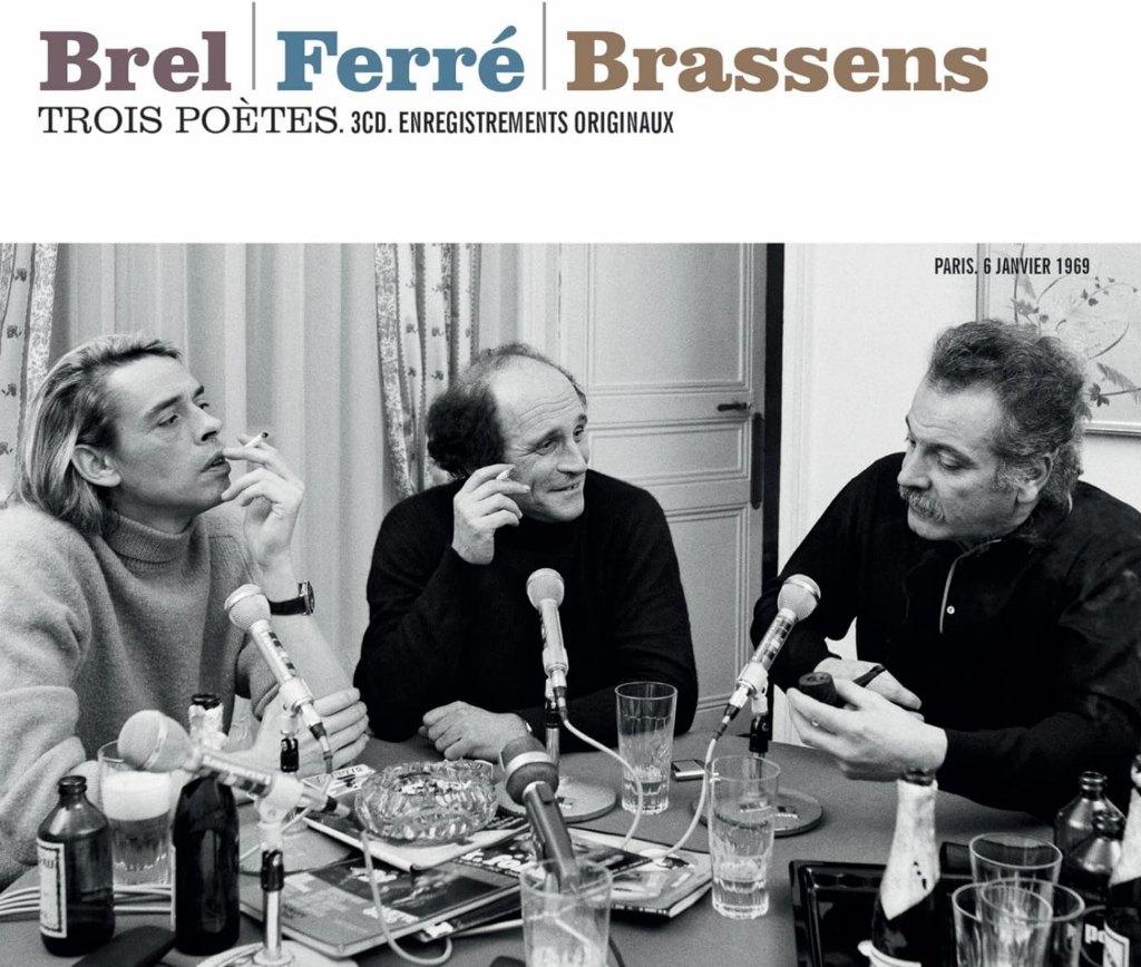 cd new: BREL + FERRE + BRASSENS - Trois Poètes (2010), Enlèvement ou Envoi, Neuf, dans son emballage