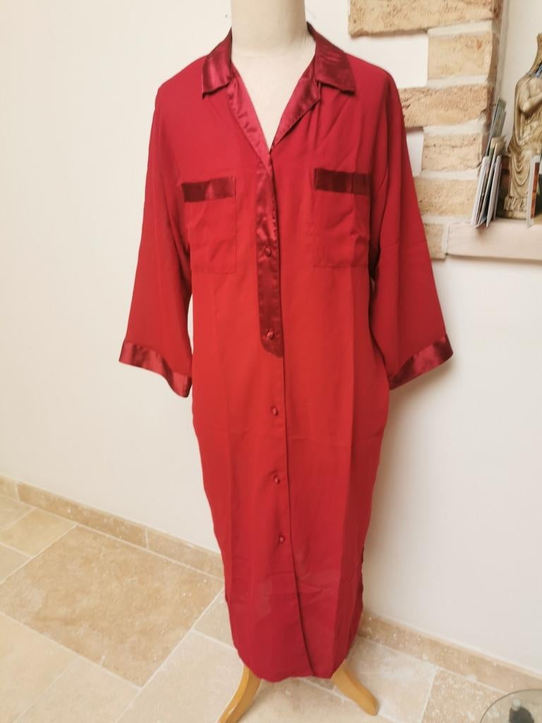Nouvelle robe de nuit Pasiphae, Enlèvement ou Envoi, Rouge, Vêtements de nuit