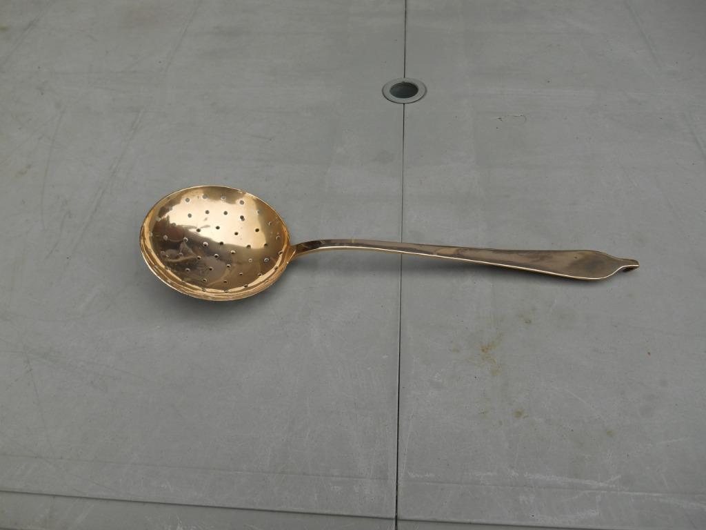 koperen schuim lepel, Antiek en Kunst, Ophalen of Verzenden