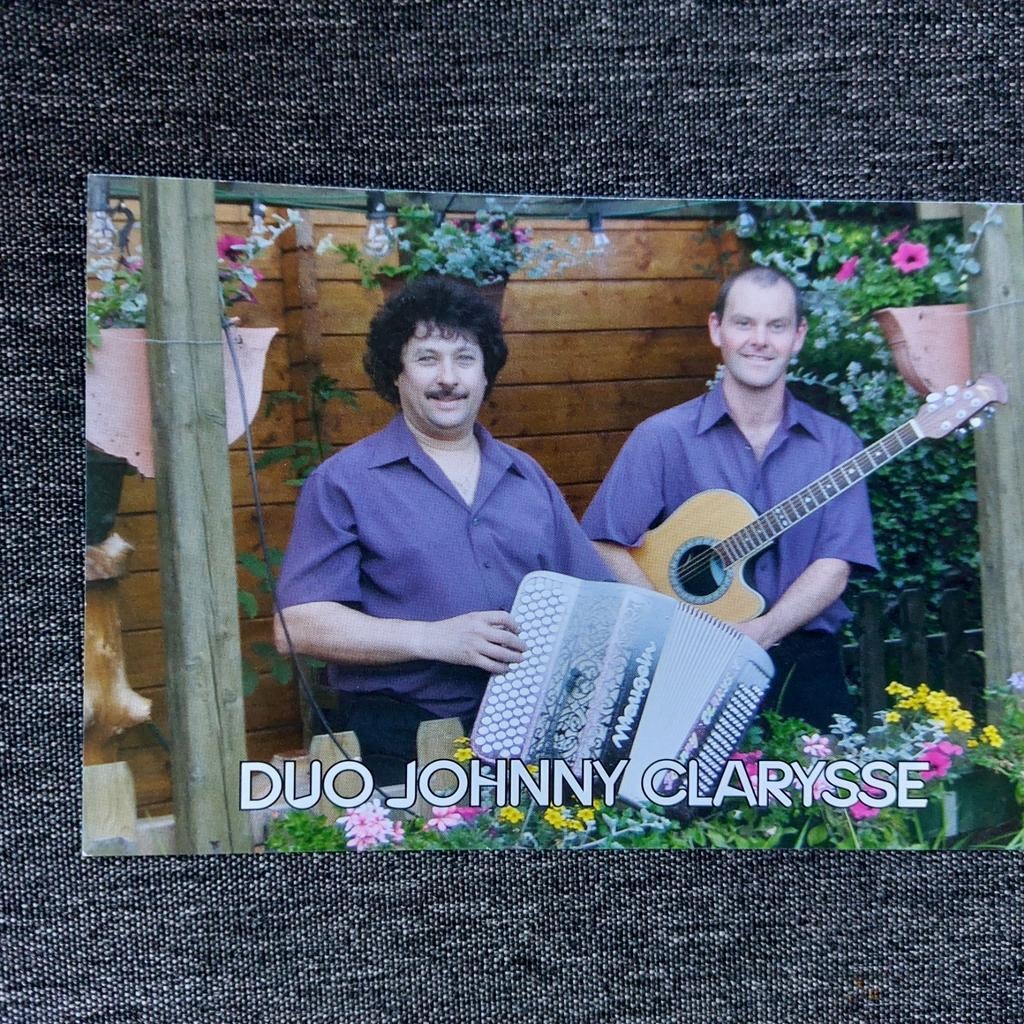 Fotokaart Duo Johnny Clarysse, Enlèvement ou Envoi