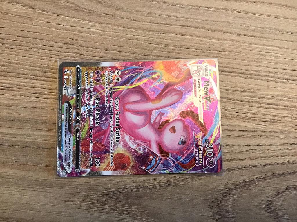 Mew VMAX #269 Pokemon Fusion Strike, Ophalen, Nieuw, Losse kaart