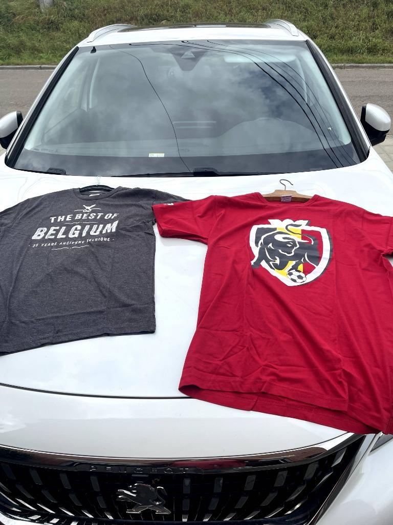 A vendre 7 tee-shirts Jupiler neufs, Ophalen, Nieuw, Grijs