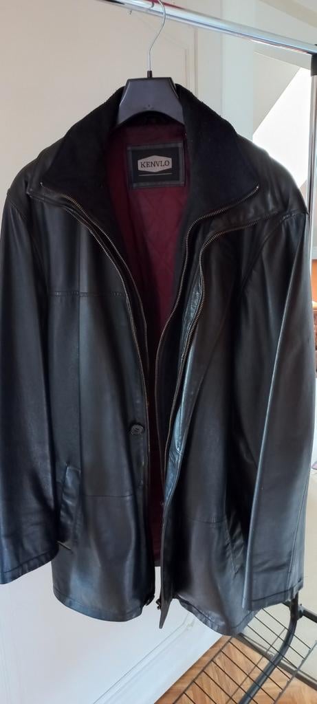 Veste cuir, Ophalen of Verzenden, Gedragen