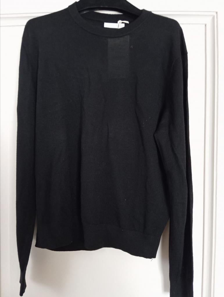 Pull ZARA en laine mérinos noir clair, taille : M, Enlèvement ou Envoi, Comme neuf, Taille 48/50 (M)