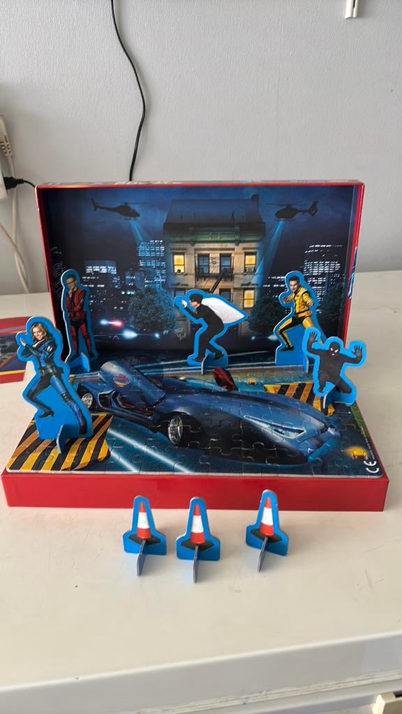Puzzel Rox 75 stuks met extra figuren om te spelen, Kinderen en Baby's, Ophalen, Meer dan 50 stukjes, Zo goed als nieuw, 6 jaar of ouder