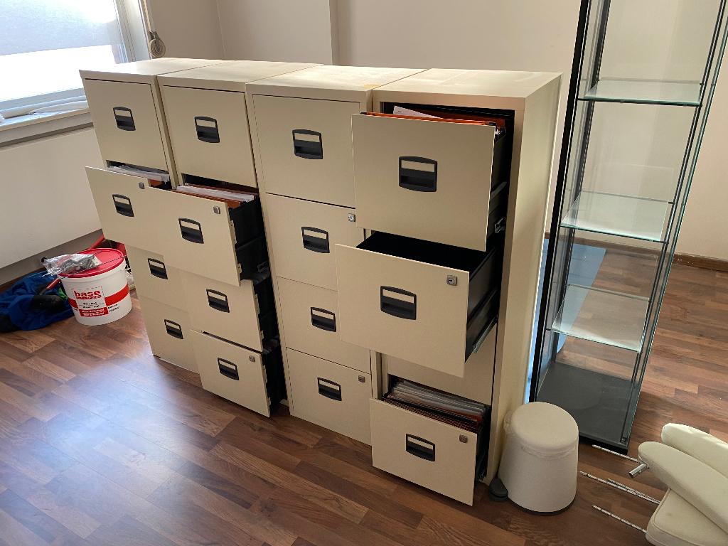 Metalen archiefkasten, Ophalen, 100 tot 150 cm, 50 tot 100 cm, Zo goed als nieuw