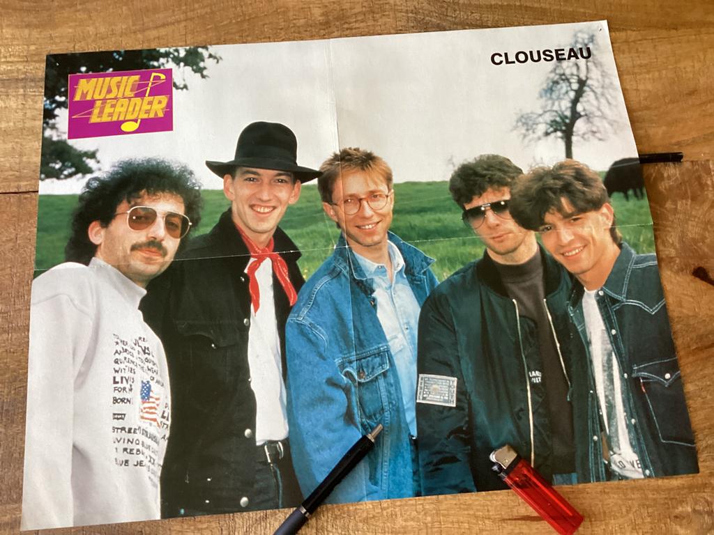 XL poster CLOUSEAU 🕵🏼‍♂️🎸🎶, Verzamelen, Posters, Verzenden, Zo goed als nieuw