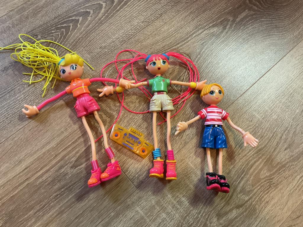 Vintage Betty Spaghetty - drie poppen (1998), Enlèvement ou Envoi, Utilisé