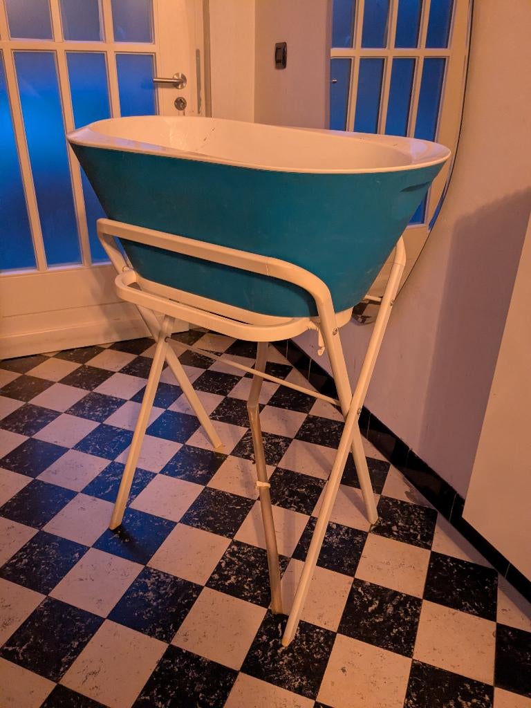 Babybadje Hoppop op staander, Enlèvement, Utilisé, Baignoire, Autres marques