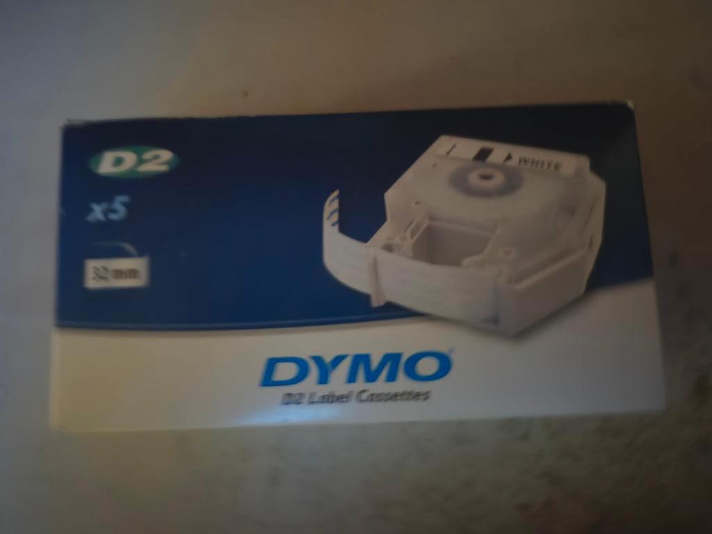 DYMO-D2 Tape 69321 Labeltape Wit - 32mm x 10m, Ophalen of Verzenden, Nieuw
