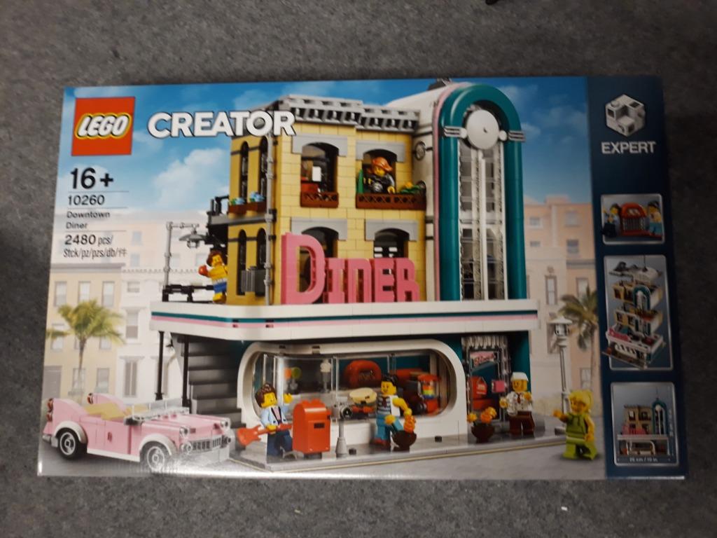 lego 10260 downtown dinner NIEUWE ONGEOPENDE DOOS, Ophalen, Nieuw, Complete set, Lego