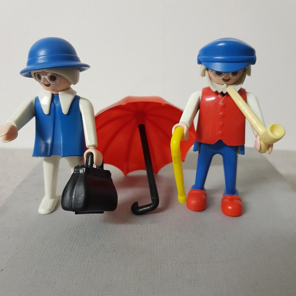 Playmobil vintage kleine setjes, oma-opa, poetsdame, parkeer, Kinderen en Baby's, Speelgoed | Playmobil, Ophalen of Verzenden