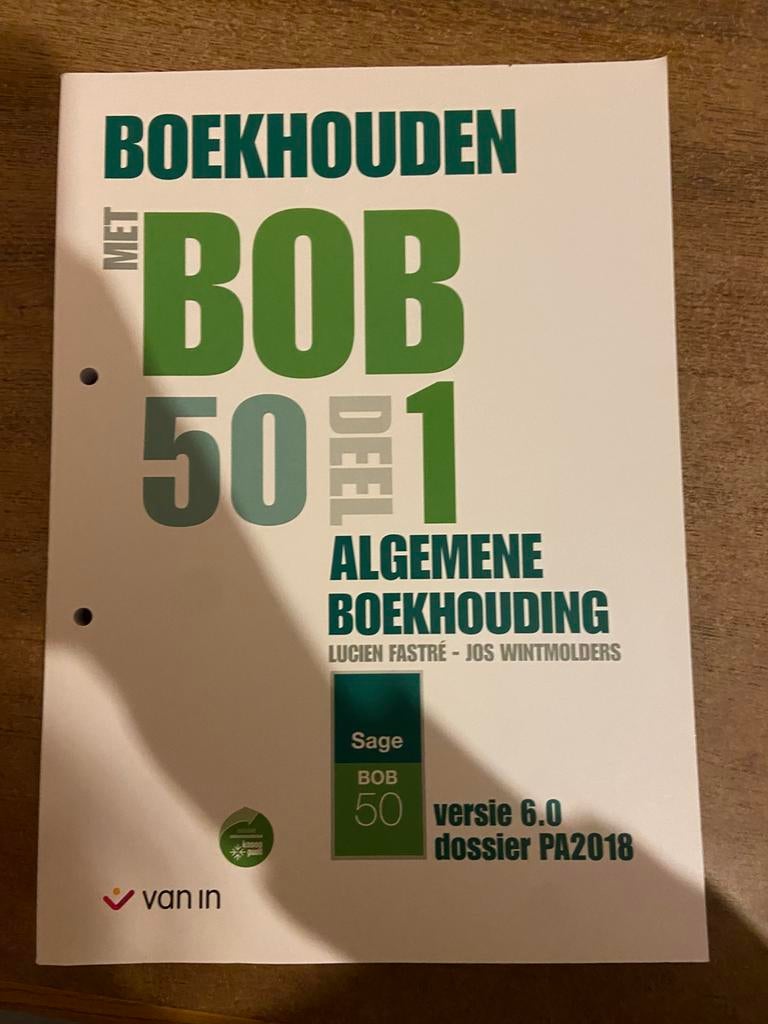 Boekhouden met BOB deel 1, Ophalen, Zo goed als nieuw, Hoger Onderwijs