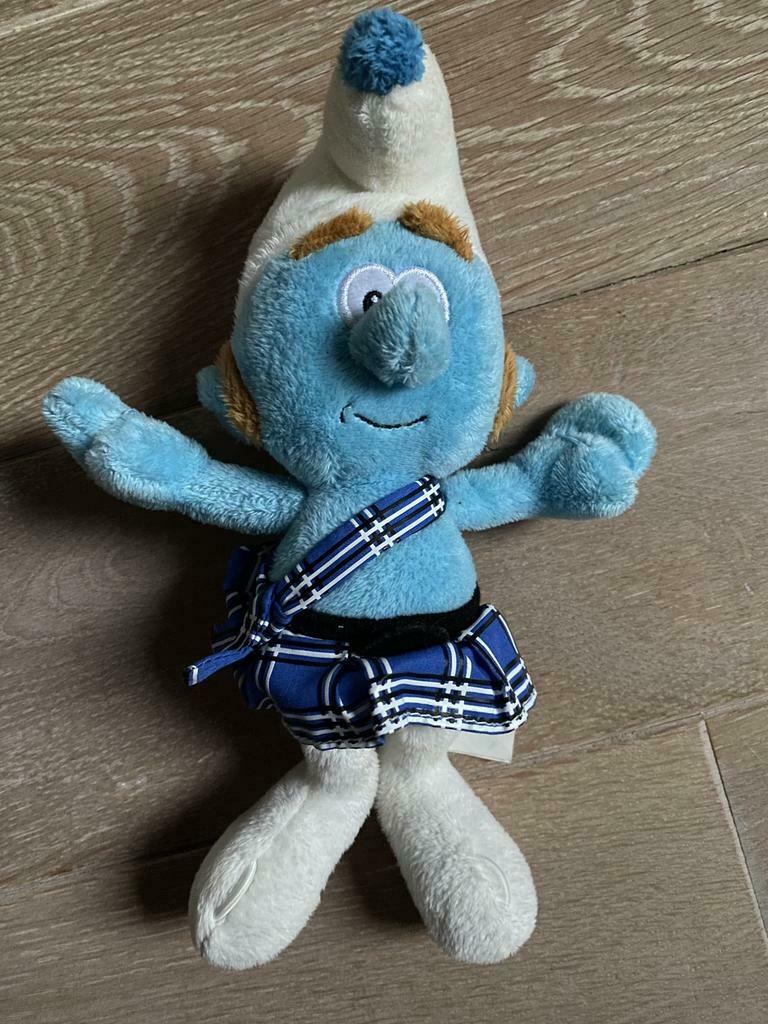 Knuffel McSmurf van De Smurfen / The Smurfs, Enlèvement ou Envoi, Neuf, Autres Schtroumpfs, Poupée, Figurine ou Peluche