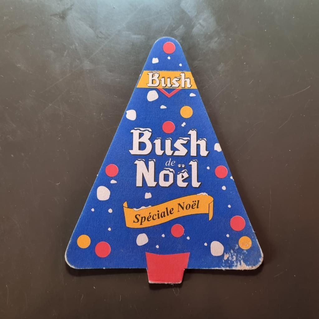 Sous Bock Bush de Noël, Collections, Enlèvement ou Envoi, Utilisé, Sous-bock, Autres marques