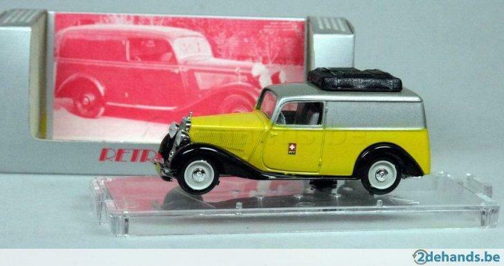 Mercedes 170 Van postes suisses 1/43 Vitesse, Ophalen of Verzenden, Nieuw, 1:32 tot 1:50, Auto