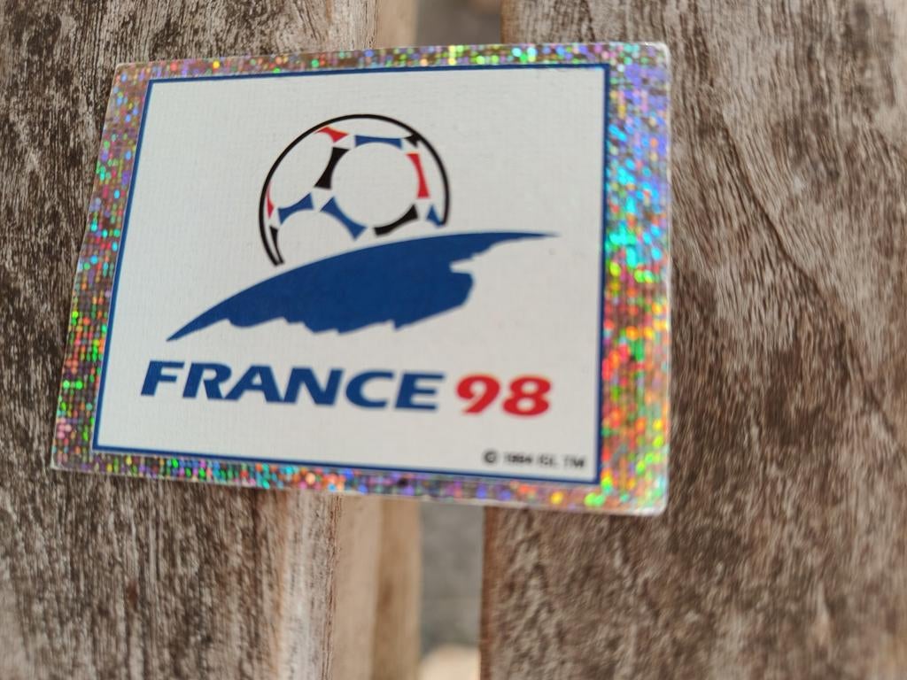 Panini sticker nr 2 van France 98., Collections, Enlèvement ou Envoi