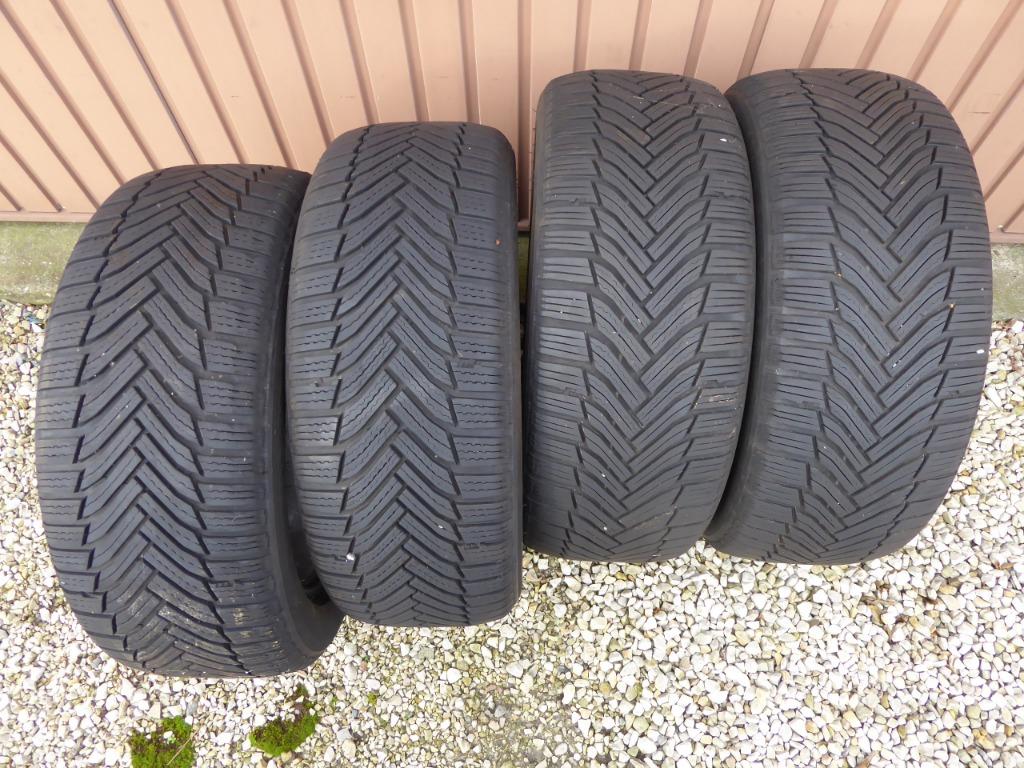 4 winterbanden Michelin 17" 225/50/94H, Auto-onderdelen, Banden en Velgen, Ophalen, Overige, Gebruikt, 17 inch
