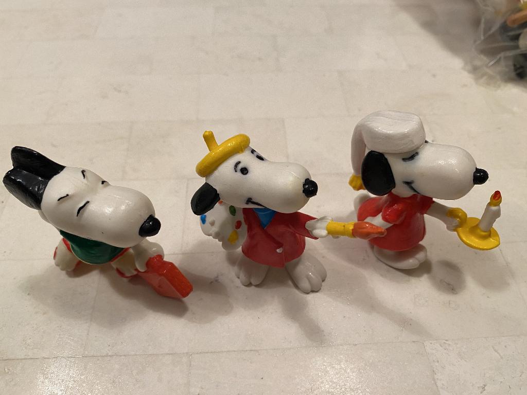 Snoopy figuurtjes, Collections, Personnages de BD, Comme neuf, Statue ou Figurine, Snoopy, Enlèvement ou Envoi