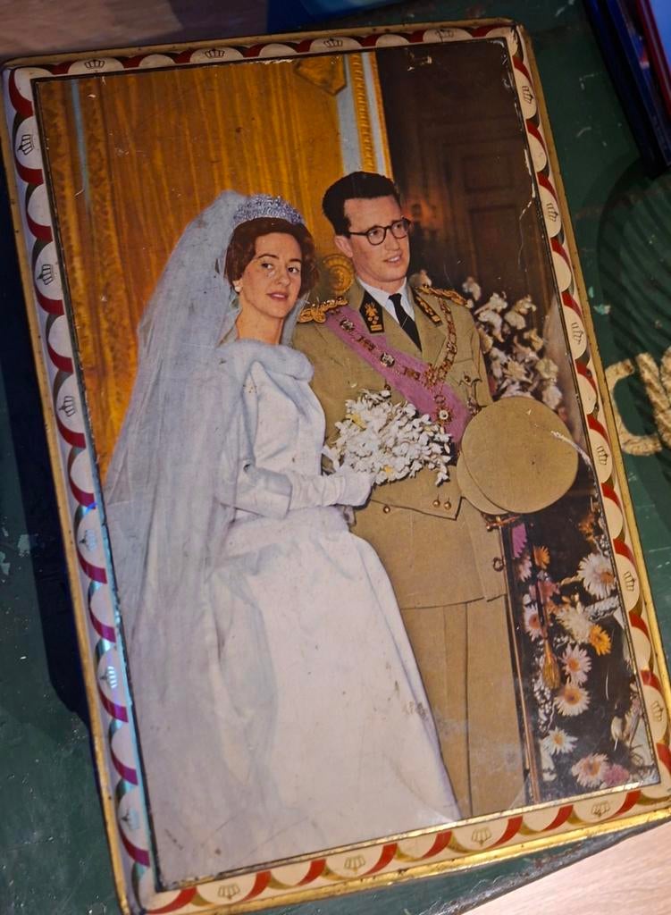 RETRO BLIKKEN DOOS JAREN 50, Antiek en Kunst, Ophalen of Verzenden