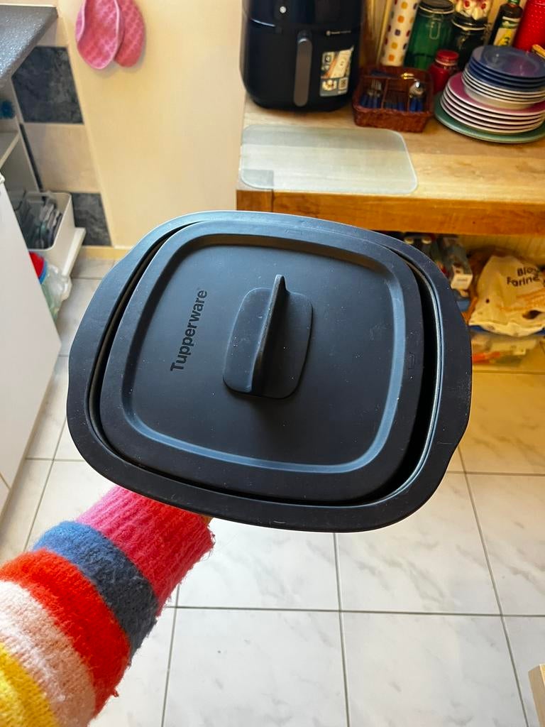 Tupperware MicroPro Series Grill, Enlèvement, Comme neuf, Bleu