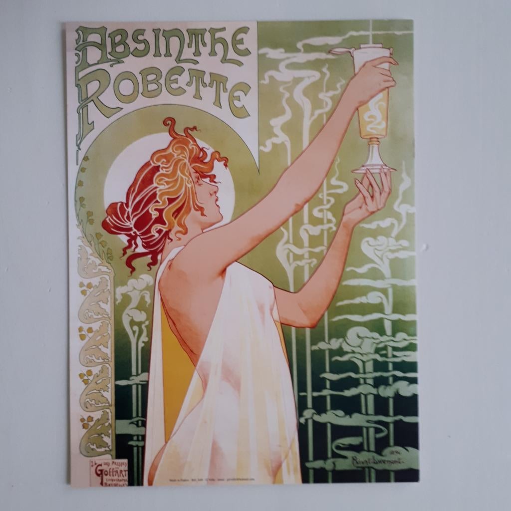 Poster / Print / ABSINTHE ROBETTE, Antiquités & Art, Enlèvement ou Envoi