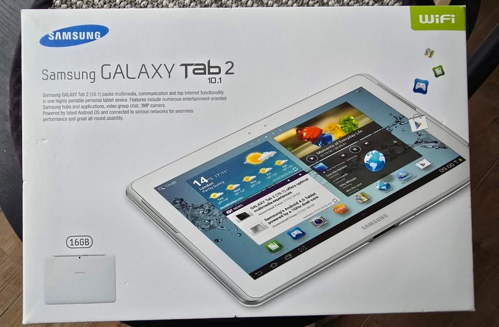 Samsung Galaxy Tab 2 (blanc) avec housse protection, Enlèvement ou Envoi, Comme neuf, Samsung, Mémoire extensible